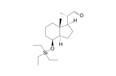 (8S,20S)-Des-A,B-8-[(triethylsilyl)oxy]-20-(formyl)-pregnane
