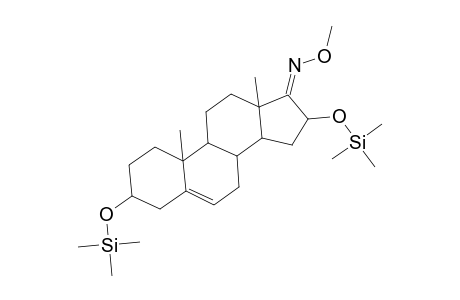 Androst-5-en-17-one, 3,16-bis[(trimethylsilyl)oxy]-, O-methyloxime, (3.beta.,16.alpha.)-