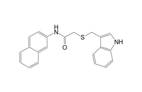 acetamide, 2-[(1H-indol-3-ylmethyl)thio]-N-(2-naphthalenyl)-