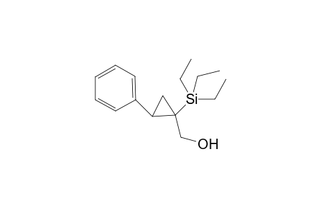 (trans)-2-Phenyl-1-(triethylsilyl)cyclopropane-1-methanol