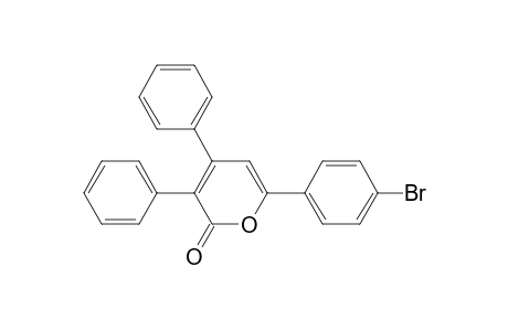 2H-Pyran-2-one, 6-(p-bromophenyl)-3,4-diphenyl-