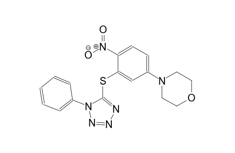 4-[4-Nitro-3-(1-phenyl-1H-tetrazol-5-ylsulfanyl)-phenyl]-morpholine