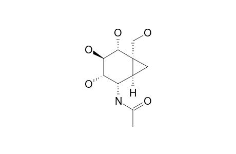 (1-S,2-R,3-S,4-S,5-S,6-R)-ACETAMIDO-1-(HYDROXYMETHYL)-BICYCLO-[4.1.0]-2,3,4-HEPTANETRIOL
