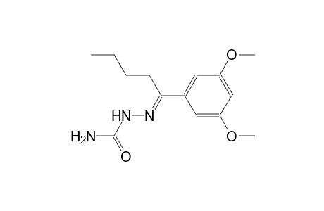 (1E)-1-(3,5-dimethoxyphenyl)-1-pentanone semicarbazone
