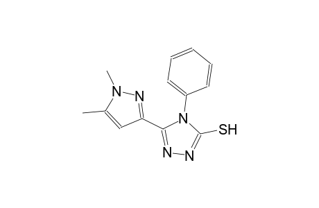 5-(1,5-dimethyl-1H-pyrazol-3-yl)-4-phenyl-4H-1,2,4-triazole-3-thiol