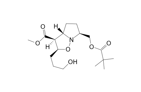 Methyl (2S,3S,3aS,16S)-2-(3-Hydroxyprop-1-yl)-6-pivaloyloxymethylhexahydropyrrolo[1,2-b]isoxazol-3-carboxylate