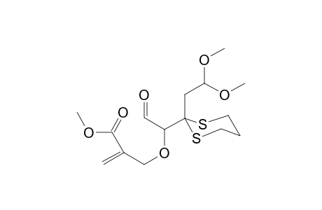 2-[[1-[2-(2,2-dimethoxyethyl)-1,3-dithian-2-yl]-2-keto-ethoxy]methyl]acrylic acid methyl ester