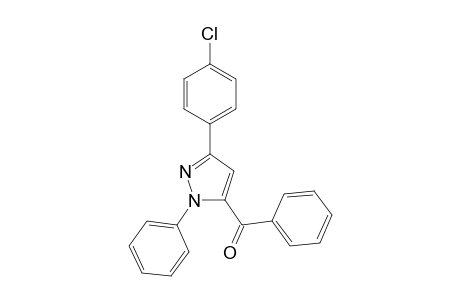 [5-(4-chlorophenyl)-2-phenyl-3-pyrazolyl]-phenylmethanone