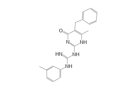 N-(5-benzyl-6-methyl-4-oxo-1,4-dihydro-2-pyrimidinyl)-N'-(3-methylphenyl)guanidine