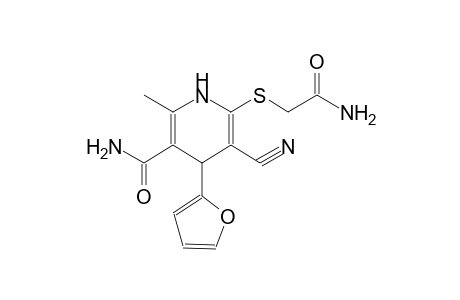 3-pyridinecarboxamide, 6-[(2-amino-2-oxoethyl)thio]-5-cyano-4-(2-furanyl)-1,4-dihydro-2-methyl-