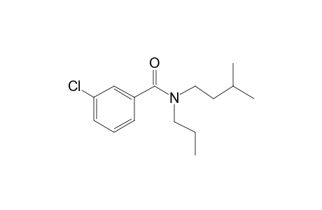 Benzamide, 3-chloro-N-propyl-N-(3-methylbutyl)-