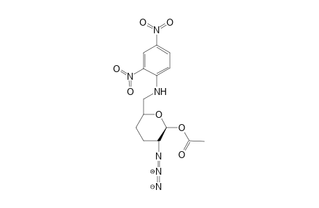 1-O-Methyl-2-azido-2,3,4,6-tetradeoxy-6-(2,4-dinitrophenylamino)-D-threo(erythro)-hexopyranose