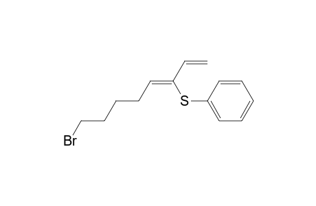 (Z)-8-bromo-3-(phenylthio)-1,3-octadiene