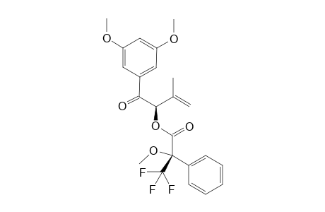 (S)-((R)-1-(3,5-dimethoxyphenyl)-3-methyl-1-oxobut-3-en-2-yl) 3,3,3-trifluoro-2-methoxy-2-phenylpropanoate
