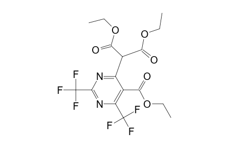 2-[5-carbethoxy-2,6-bis(trifluoromethyl)pyrimidin-4-yl]malonic acid diethyl ester