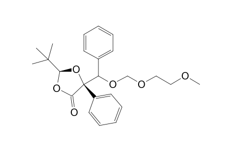 (2S,5R,10S)-2-(tert-Butyl)-5-phenyl-5-[1'-phenyl-1'-(2-methoxyethoxymethoxy)methyl]-1,3-dioxolan-4-one