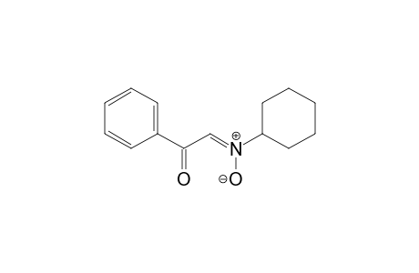 Ethanone, 2-(cyclohexylimino)-1-phenyl-, N-oxide