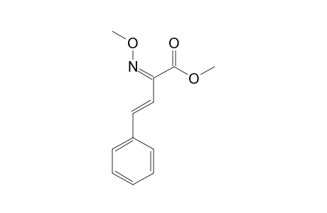 3-Butenoic acid, 2-(methoxyimino)-4-phenyl-, methyl ester, (?,E)-