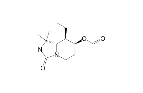 4-(FORMYLOXY)-5-ETHOXY-7,7-DIMETHYL-1,8-DIAZABICYCLO-[4.3.0]-NONAN-9-ONE;ISOMER-#1