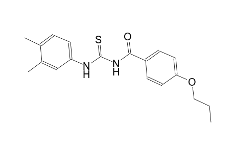 N-(3,4-dimethylphenyl)-N'-(4-propoxybenzoyl)thiourea