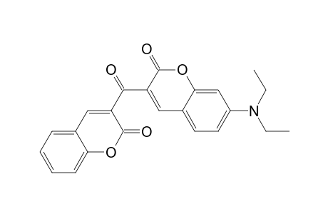 7-(diethylamino)-3-(2-ketochromene-3-carbonyl)coumarin