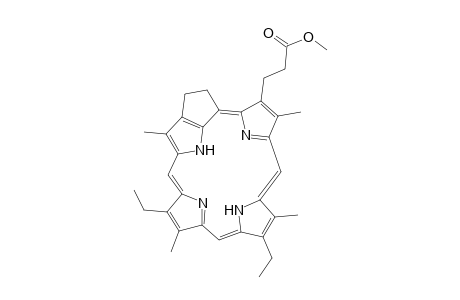 Deoxophylloerythrin methyl ester
