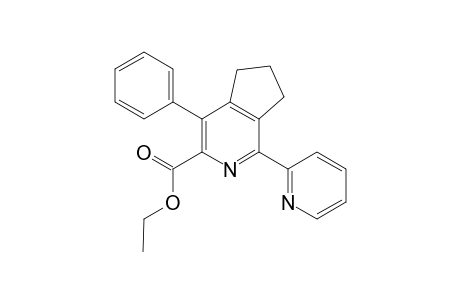 6-Ethoxycarbonyl-5-phenyl-2-(2'-pyridyl)-3,4-cyclopentenopyridine