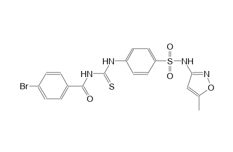4-({[(4-bromobenzoyl)amino]carbothioyl}amino)-N-(5-methyl-3-isoxazolyl)benzenesulfonamide