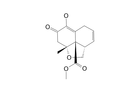 (8a,8b-cis) 8b-methoxycarbonyl-6-hydroxy-8a-methyl-2a,5,7,8,8a,8b-hexahydro-2H-naphtho[1,8-bc]furan-7-one