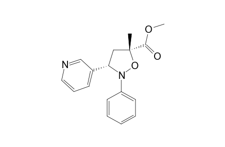 METHYL-SYN-5-METHYL-2-PHENYL-3-(3-PYRIDYL)-ISOXAZOLIDINE-5-CARBOXYLATE