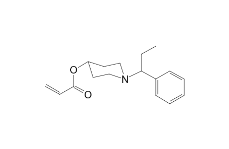 1-(1-Phenylpropyl)piperidin-4-yl-prop-2-enoate
