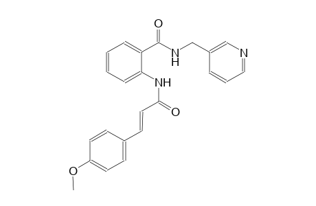 benzamide, 2-[[(2E)-3-(4-methoxyphenyl)-1-oxo-2-propenyl]amino]-N-(3-pyridinylmethyl)-
