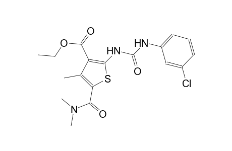 ethyl 2-{[(3-chloroanilino)carbonyl]amino}-5-[(dimethylamino)carbonyl]-4-methyl-3-thiophenecarboxylate