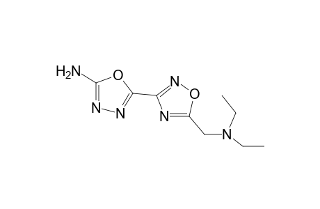 N-([3-(5-Amino-1,3,4-oxadiazol-2-yl)-1,2,4-oxadiazol-5-yl]methyl)-N,N-diethylamine