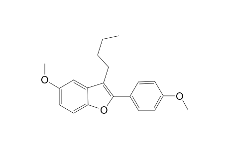 3-Butyl-5-methoxy-2-(4-methoxyphenyl)benzofuran