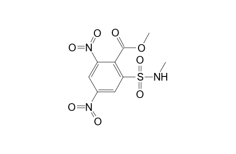 Benzoic acid, 2-methylaminosulfonyl-4,6-dinitro-, methyl ester