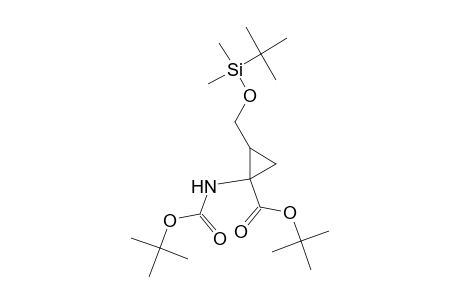 1-(tert-Butoxycarbonyl)-1-[(tert-butoxycarbonyl)amino]-2-[[(tert-butyldimethylsilyl)oxy]methyl]cyclopropane