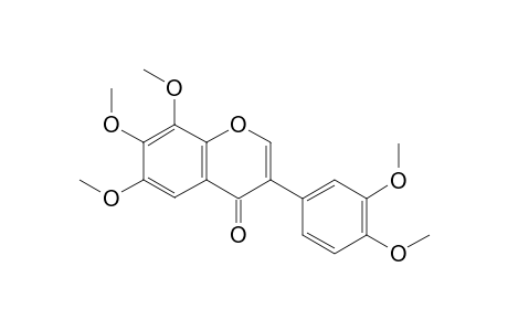 3-(3,4-Dimethoxyphenyl)-6,7,8-trimethoxy-4H-chromen-4-one