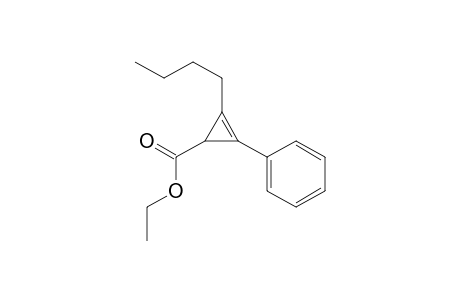 Ethyl 2-butyl-3-phenylcycloprop-2-ene-1-carboxylate