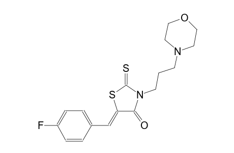 (5Z)-5-(4-fluorobenzylidene)-3-[3-(4-morpholinyl)propyl]-2-thioxo-1,3-thiazolidin-4-one
