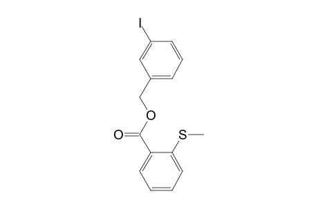 2-(Methylthio)benzoic acid, 3-iodobenzyl ester