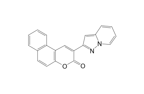 3H-Benzo[f]chromen-3-one, 2-(2-pyrazolo[1,5-a]pyridinyl)-