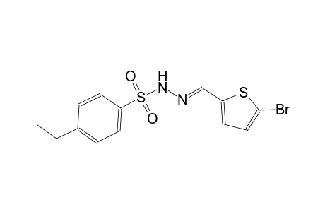 N'-[(E)-(5-bromo-2-thienyl)methylidene]-4-ethylbenzenesulfonohydrazide