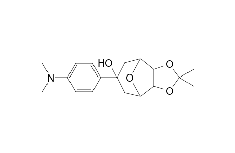 6,7-Isopropylidenedioxy-3-[4'-(dimethylamino)phenyl]-8-oxabicyclo[3.2.1]octan-3-ol