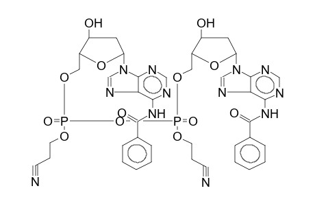 P,P'-DI(CYANOETHYL)-P,P'-BIS(N-BENZOYLDEOXYADENOSIN-5'-YL)PYROPHOSPHATE