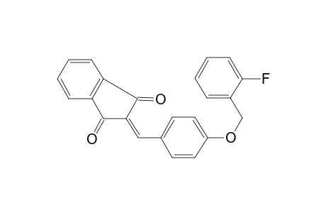 2-[4-(2-fluorobenzyl)oxybenzylidene]indane-1,3-quinone