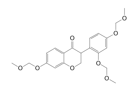 (+/-)-3-[2,4-BIS-(METHOXYMETHOXY)-PHENYL]-2,3-DIHYDRO-7-(METHOXYMETHOXY)-4H-1-BENZOPYRAN-4-ONE