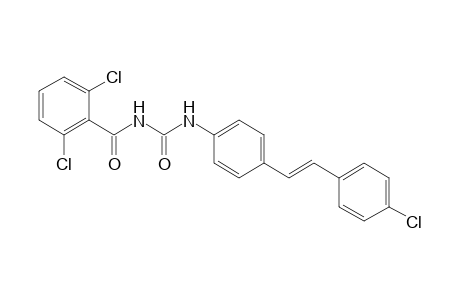 Benzamide, 2,6-dichloro-N-[[[4-[2-(4-chlorophenyl)ethenyl]phenyl]amino]carbonyl] -, (E)-