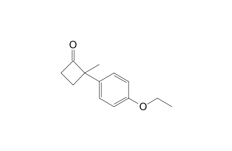 2-(4-ethoxyphenyl)-2-methyl-1-cyclobutanone