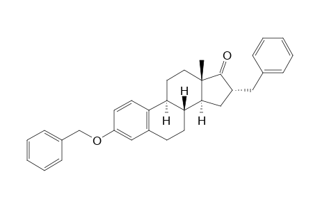 Estra-1,3,5(10)-trien-17-one, 3-(phenylmethoxy)-16-(phenylmethyl)-, (16.alpha.)-